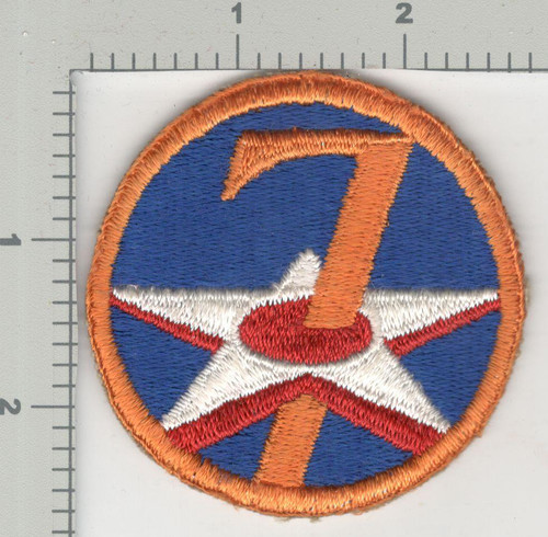 WW 2 US Army Air Force 7th Air Force Patch Inv# K3616