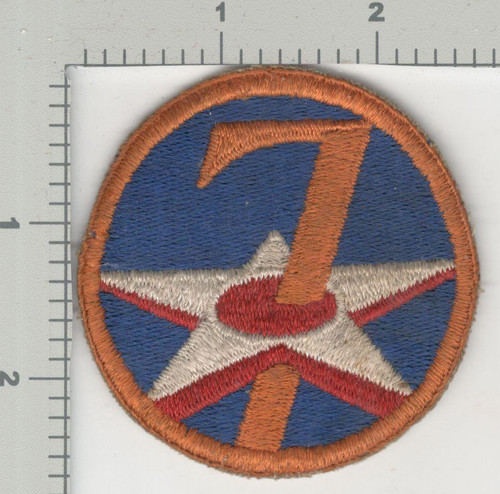 WW 2 US Army Air Force 7th Air Force Patch Inv# K3617