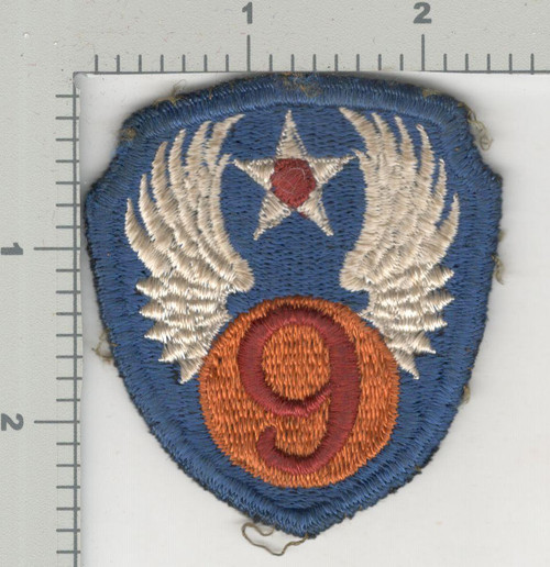 WW 2 US Army Air Force 9th Air Force Patch Inv# K3631