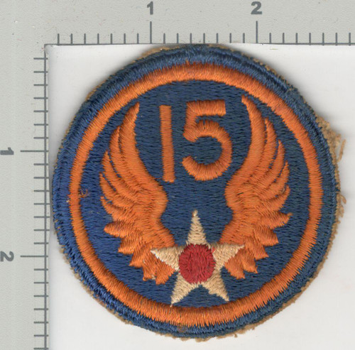 WW 2 US Army Air Force 15th Air Force Patch Inv# K3675