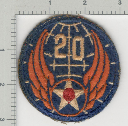 WW 2 US Army Air Force 20th Air Force Patch Inv# K3692