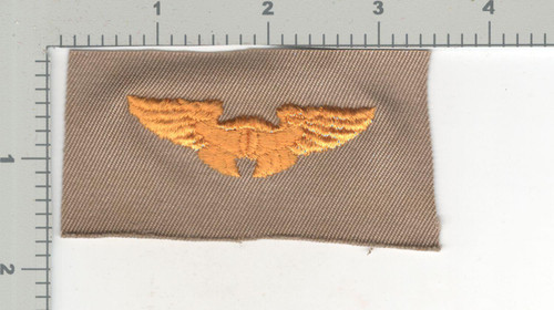 Authentic WW 2 US Army Air Force Flight Instructor Pilot Wing Patch Inv# K3723