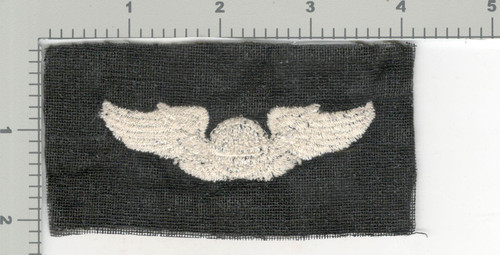 Authentic WW 2 US Army Air Force Navigator Pilot Wing Patch Inv# K3744