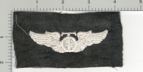 Authentic WW 2 US Army Air Force Technical Observer Wing Patch Inv# K3749
