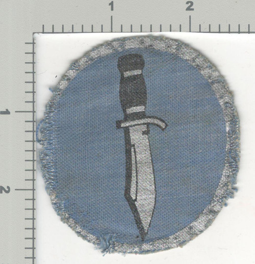 1st design Oil Cloth WW 2 US Army Kiska Task Force FSSF Patch Inv# K3824