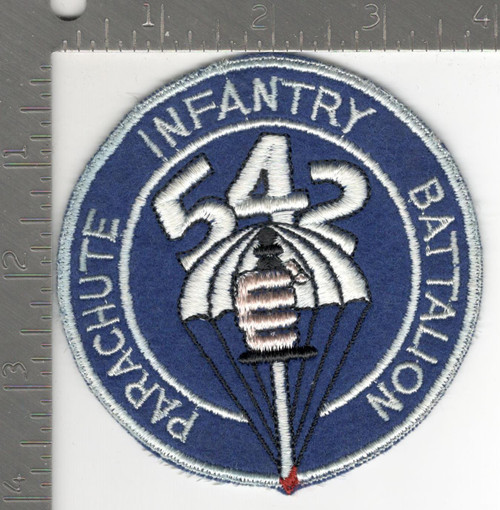 WW 2 US Army 542nd Parachute Infantry Battalion Patch Inv# K2625