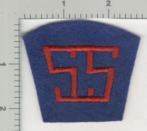 1945 Jeanette Sweet Collection Patch #25 40's Made WW1 Service of Supply