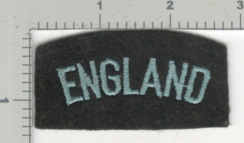 1945 Jeanette Sweet Collection Patch #93 England Volunteer / Mercenary