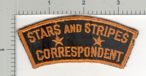 1945 Jeanette Sweet Collection Patch #123 Stars and Stripes Correspondent