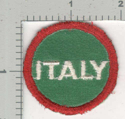 1945 Jeanette Sweet Collection Patch #155 Italian POW Cap