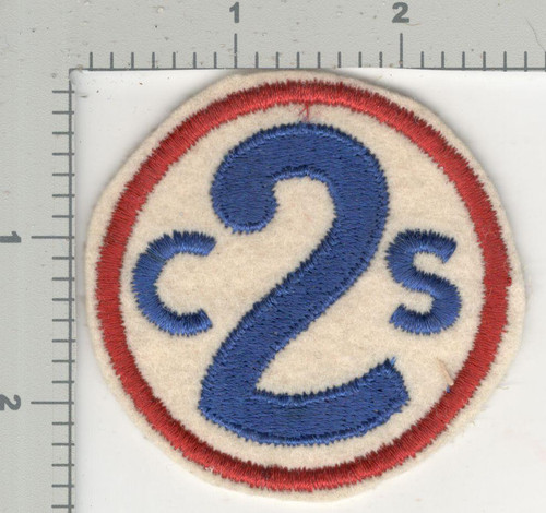 1945 Jeanette Sweet Collection Patch #169 40's made WW1 2nd Corps School