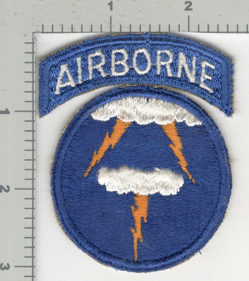 1945 Jeanette Sweet Collection Patch & Tab #192 21st Airborne