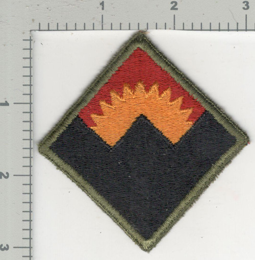 1945 Jeanette Sweet Collection Patch #258 Defense Command Western