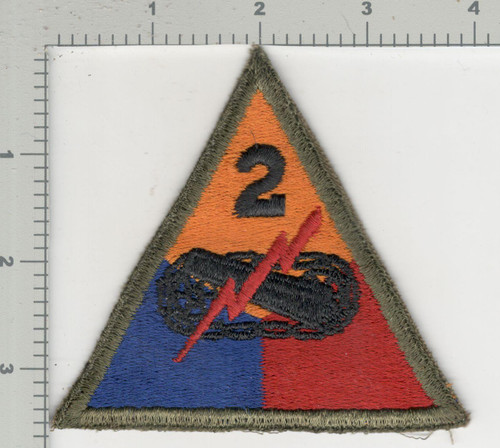 1945 Jeanette Sweet Collection Patch #276 2nd Armored Division