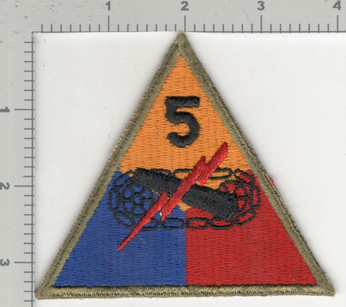 1945 Jeanette Sweet Collection Patch #286 5th Armored Division