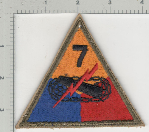 1945 Jeanette Sweet Collection Patch #288 7th Armored Division