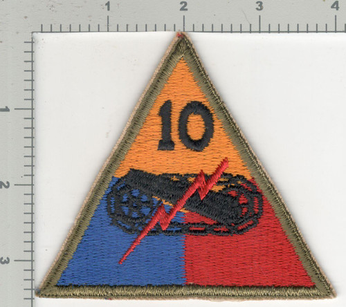 1945 Jeanette Sweet Collection Patch #291 10th Armored Division