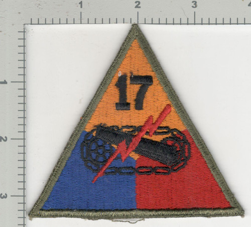 1945 Jeanette Sweet Collection Patch #298 17th Armored Division