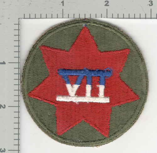 1945 Jeanette Sweet Collection Patch #335 7th Army Corps