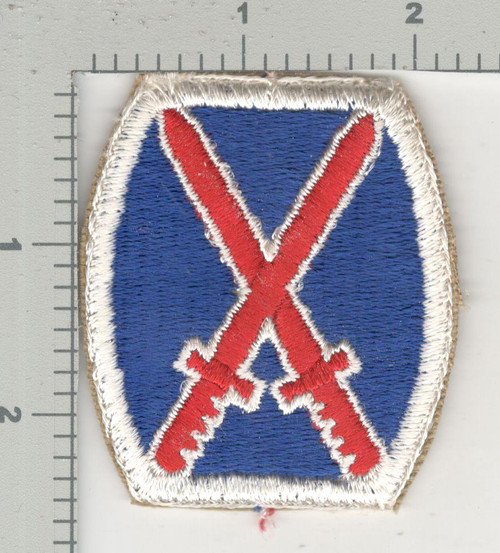 1945 Jeanette Sweet Collection Patch #365 10th Infantry Division