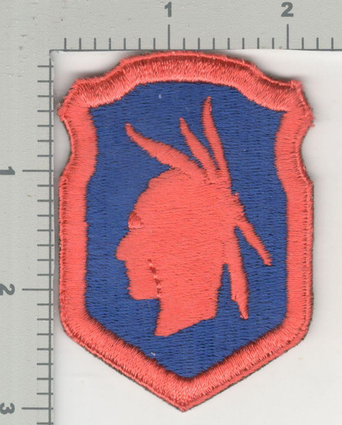 1945 Jeanette Sweet Collection Patch #431 98th Infantry Division Scared Cheek