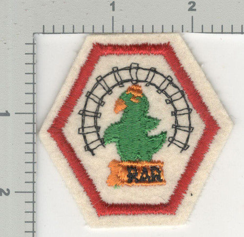 1945 Jeanette Sweet Collection Patch #472 40's Made WW1 Railroad Artillery Reserve