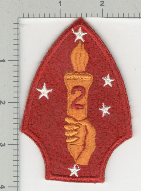 1945 Jeanette Sweet Collection Patch #491 2nd Marine Division Gold Hand