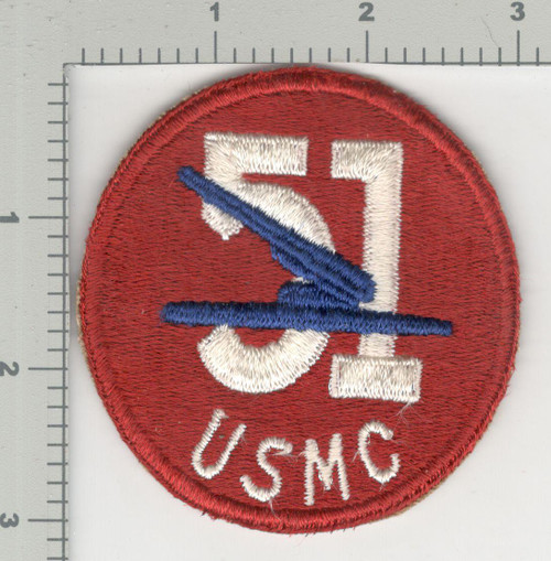 1945 Jeanette Sweet Collection Patch #499 51st Marine Defense Battalion