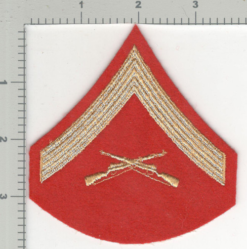 1945 Jeanette Sweet Collection Patch #541 USMC Lance Corporal Chevron