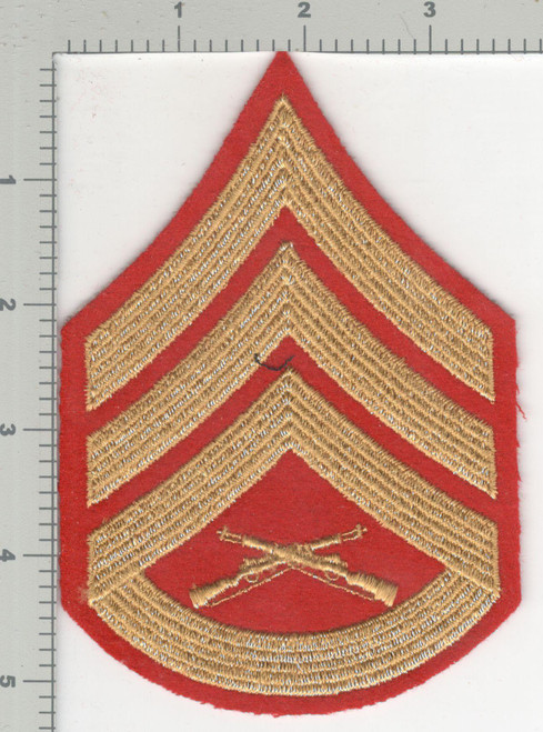 1945 Jeanette Sweet Collection Patch #558 USMC Staff Sergeant Chevron