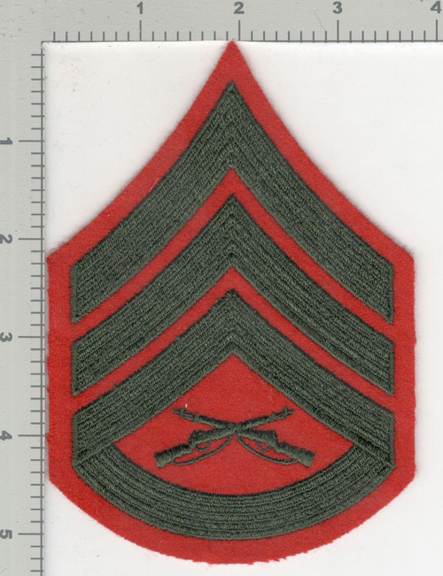 1945 Jeanette Sweet Collection Patch #563 USMC Staff Sergeant Chevron