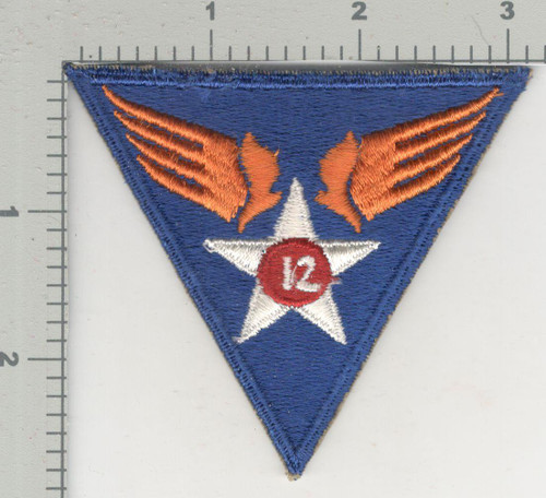 1945 Jeanette Sweet Collection Patch #600 12th Army Air Force