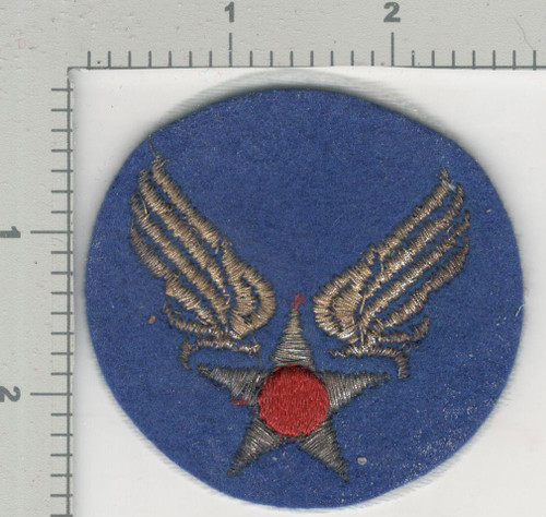 1945 Jeanette Sweet Collection Patch #605 Army Air Force Tinsel Bullion