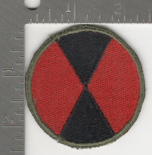 German Made US Army 7th Infantry Division Patch Inv# K0405