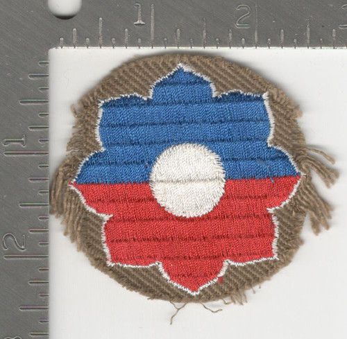 Variation #17 WW 2 US Army 9th Infantry Division Twill Patch Inv# K0498