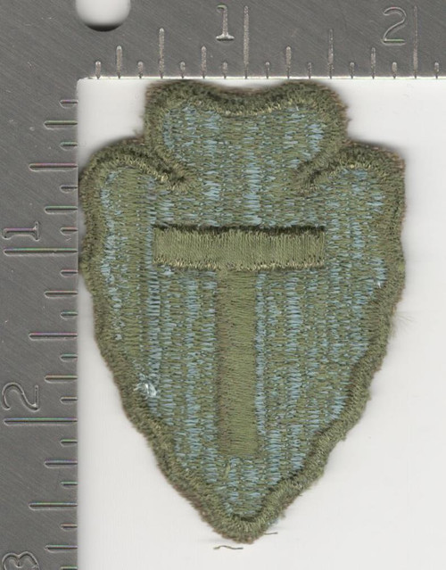 WW 2 US Army 36th Infantry Division Wide OD Border Greenback Patch Inv# K1089