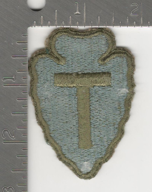 WW 2 US Army 36th Infantry Division Wide OD Border Greenback Patch Inv# K1090