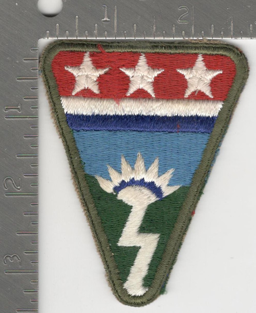 WW 2 US Army Ledo Road OD Border Patch Inv# K0701