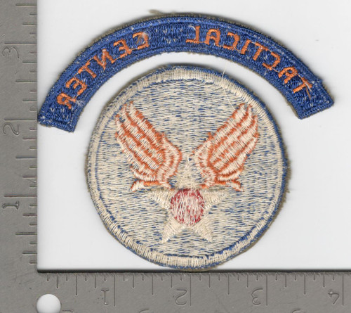 WW 2 US Army Air Force Tactical Center Patch & Tab Inv# N1953