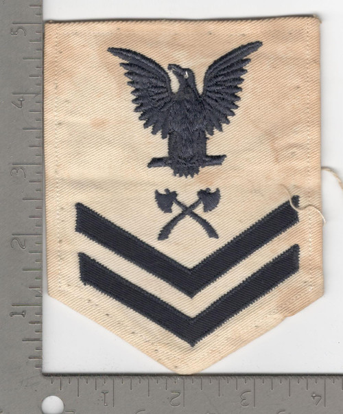 US Navy 2nd Class Carpenters Mate Rate Patch Inv# N1640