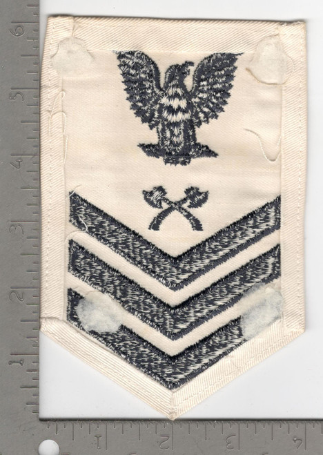 US Navy 1st Class Carpenters Mate Rate Patch Inv# N1643