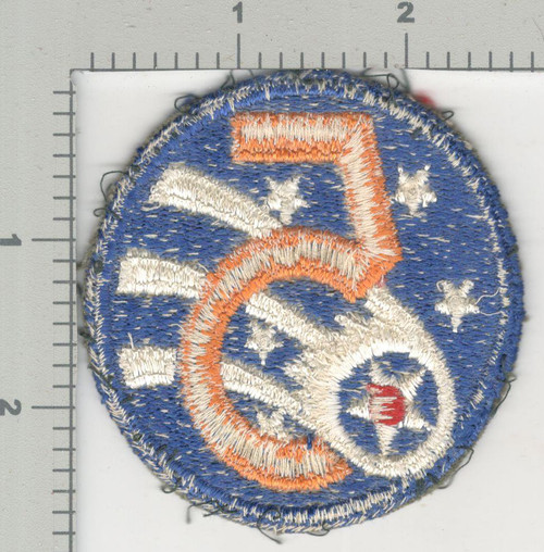 WW 2 US Army 5th Air Force Patch Inv# K4206