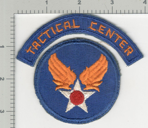 WW 2 US Army Air Force Tactical Center Patch & Tab Inv# K4234