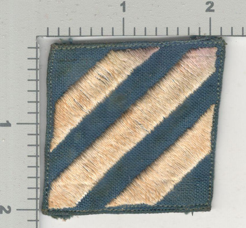 WW 2 US Army 3rd Infantry Division Theater Made Patch Inv# K4042