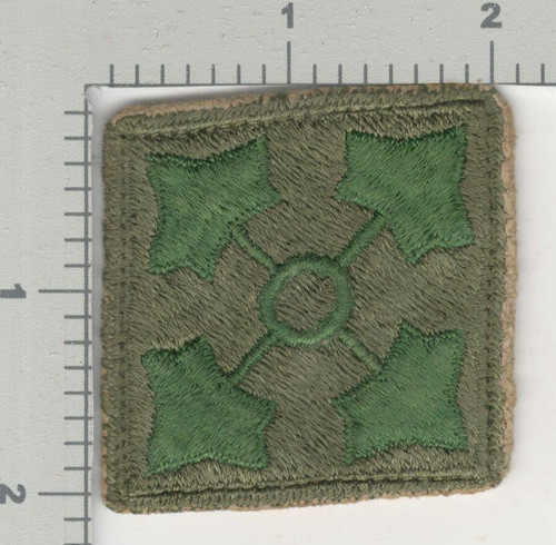 WW 2 US Army 4th Infantry Division Patch Inv# K4056