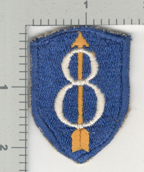 German Made US Army 8th Infantry Division Patch Inv# K4093