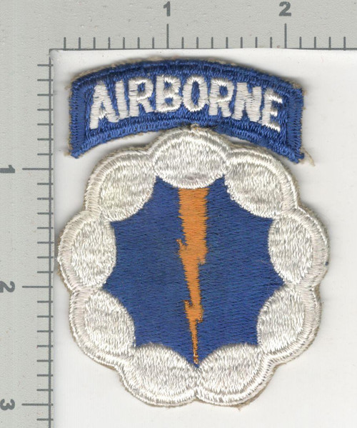 WW 2 US Army 9th Airborne Division Patch & Tab Sewn On Inv# K4120