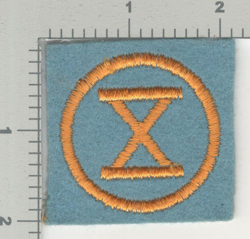 Pre WW 2 US Army 10th Infantry Division Wool Patch Inv# K4124