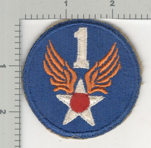 WW 2 US Army Air Force 1st Air Force Patch Inv# K4260