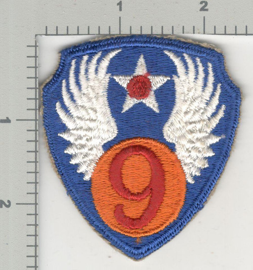 WW 2 US Army Air Force 9th Air Force Patch Inv# K4266